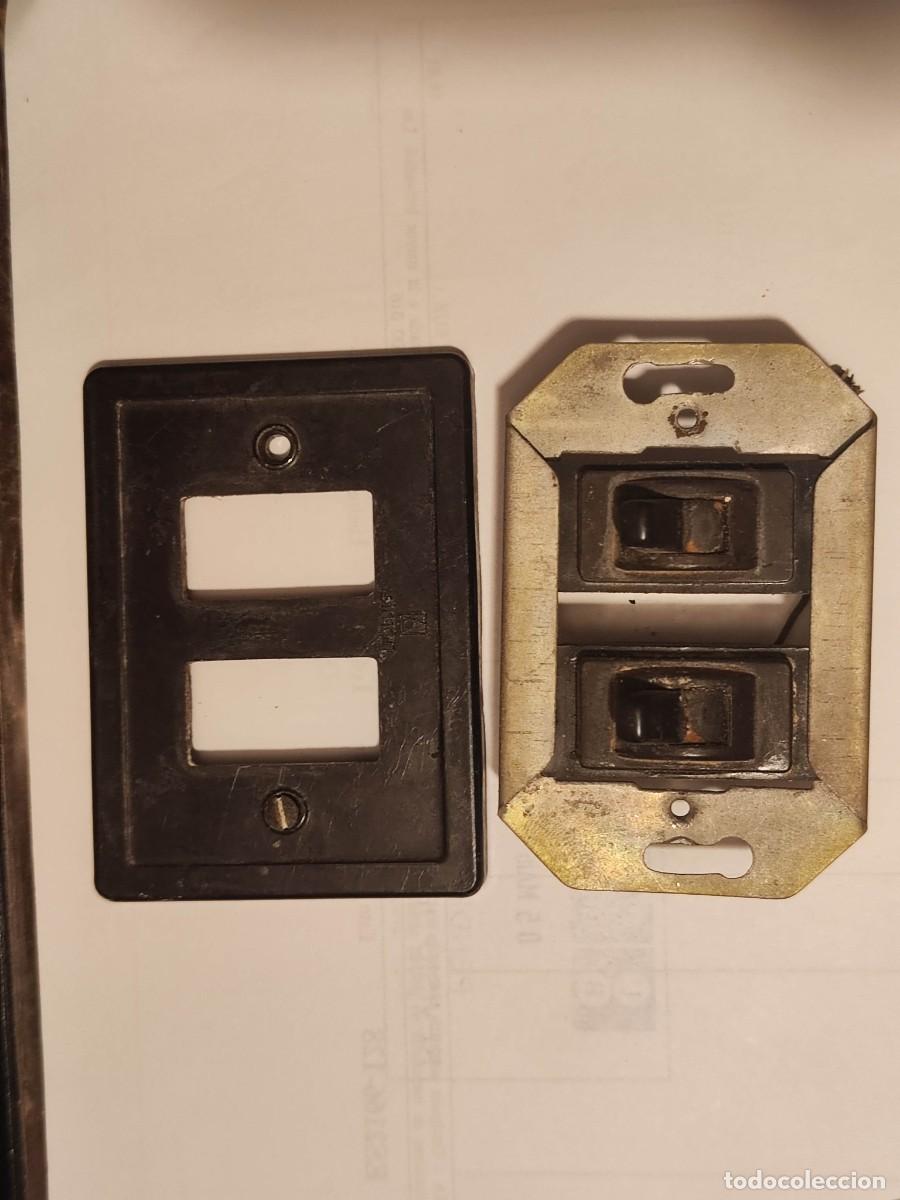 Vintage: Lote interruptores pared baquelita - Foto 10