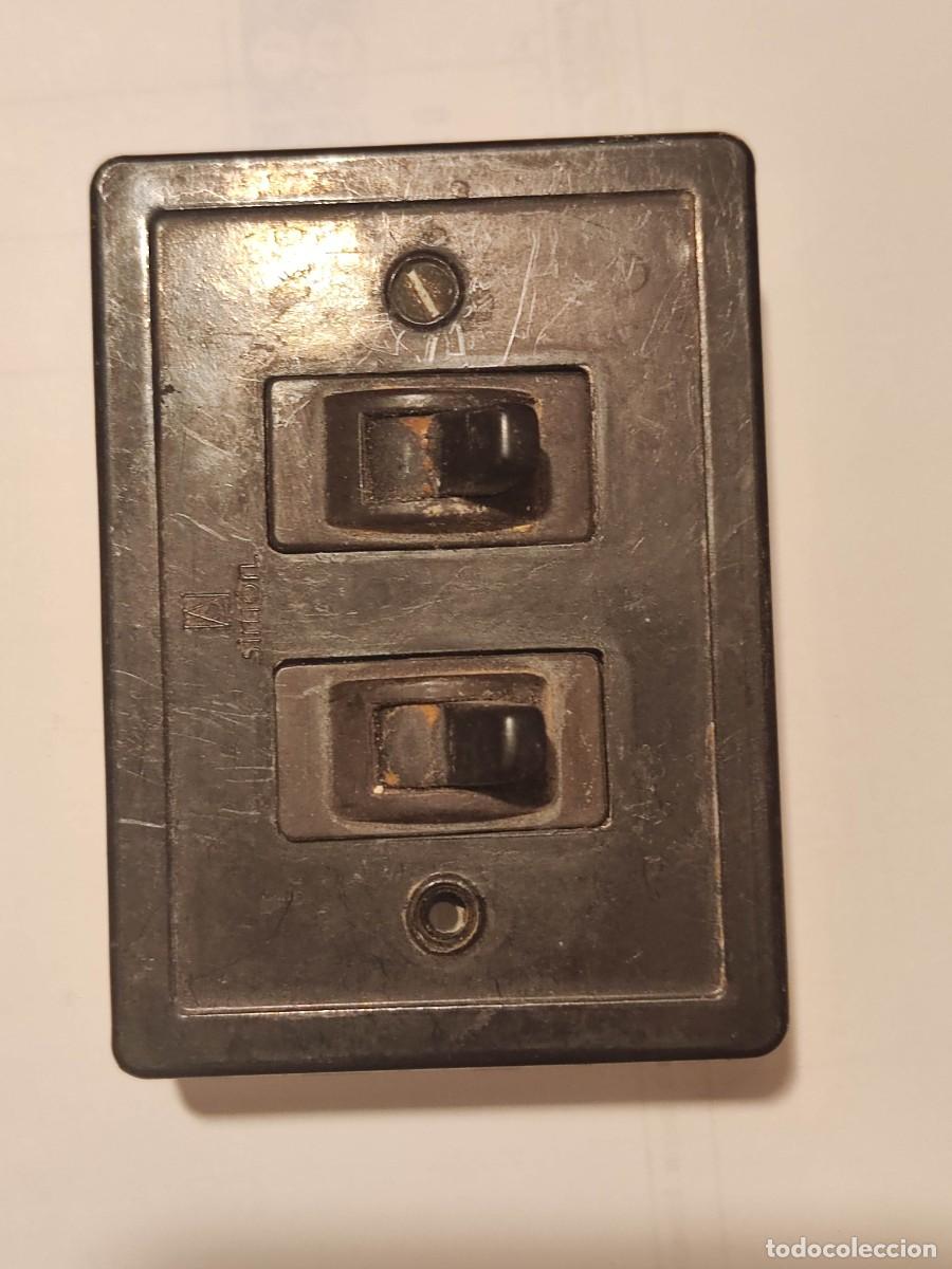 Vintage: Lote interruptores pared baquelita - Foto 11