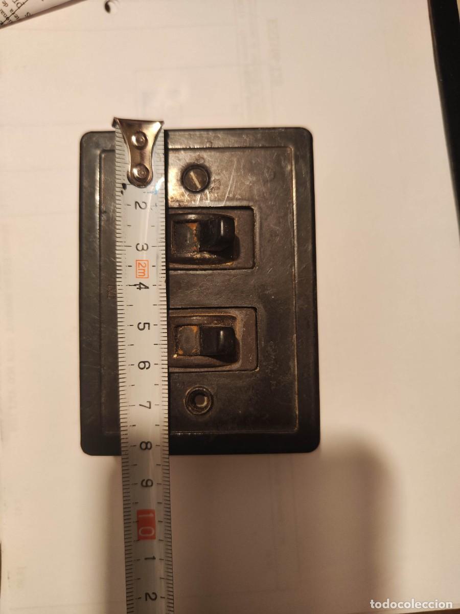 Vintage: Lote interruptores pared baquelita - Foto 13