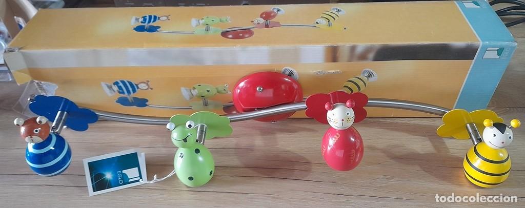 Vintage: Lampara infantil de techo