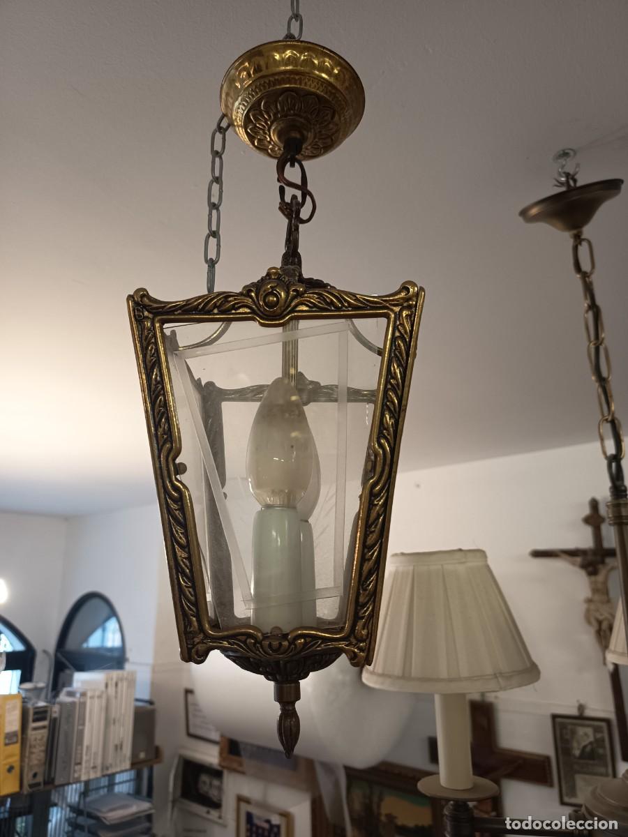 Vintage: L&aacute;mpara de techo vintage Farol - Foto 1