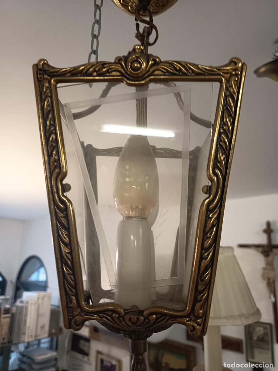 Vintage: L&aacute;mpara de techo vintage Farol - Foto 2