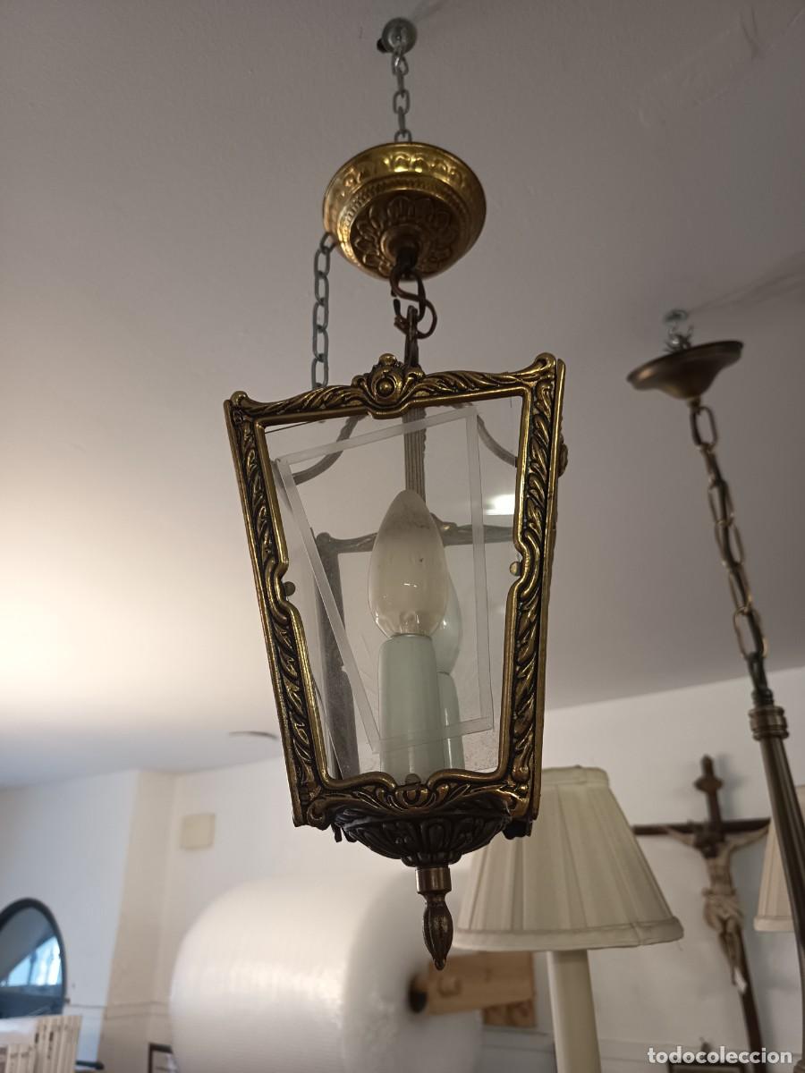 Vintage: L&aacute;mpara de techo vintage Farol - Foto 6