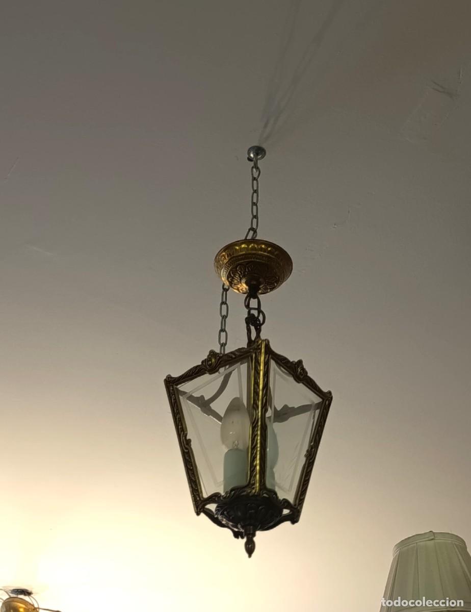 Vintage: L&aacute;mpara de techo vintage Farol - Foto 8