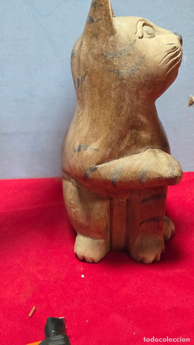 Vintage: figura de gato de ceramica - Foto 7