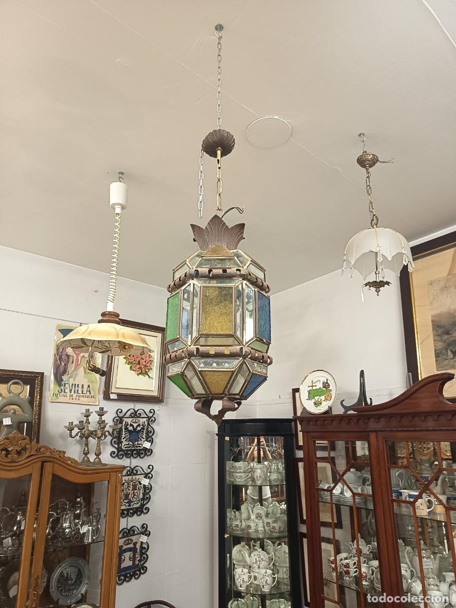Vintage: Farol Granadino antiguo - Foto 1
