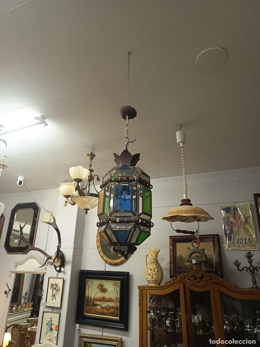 Vintage: Farol Granadino antiguo - Foto 2