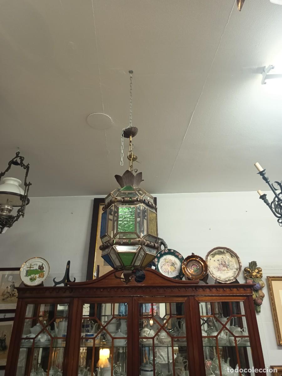 Vintage: Farol Granadino antiguo - Foto 3