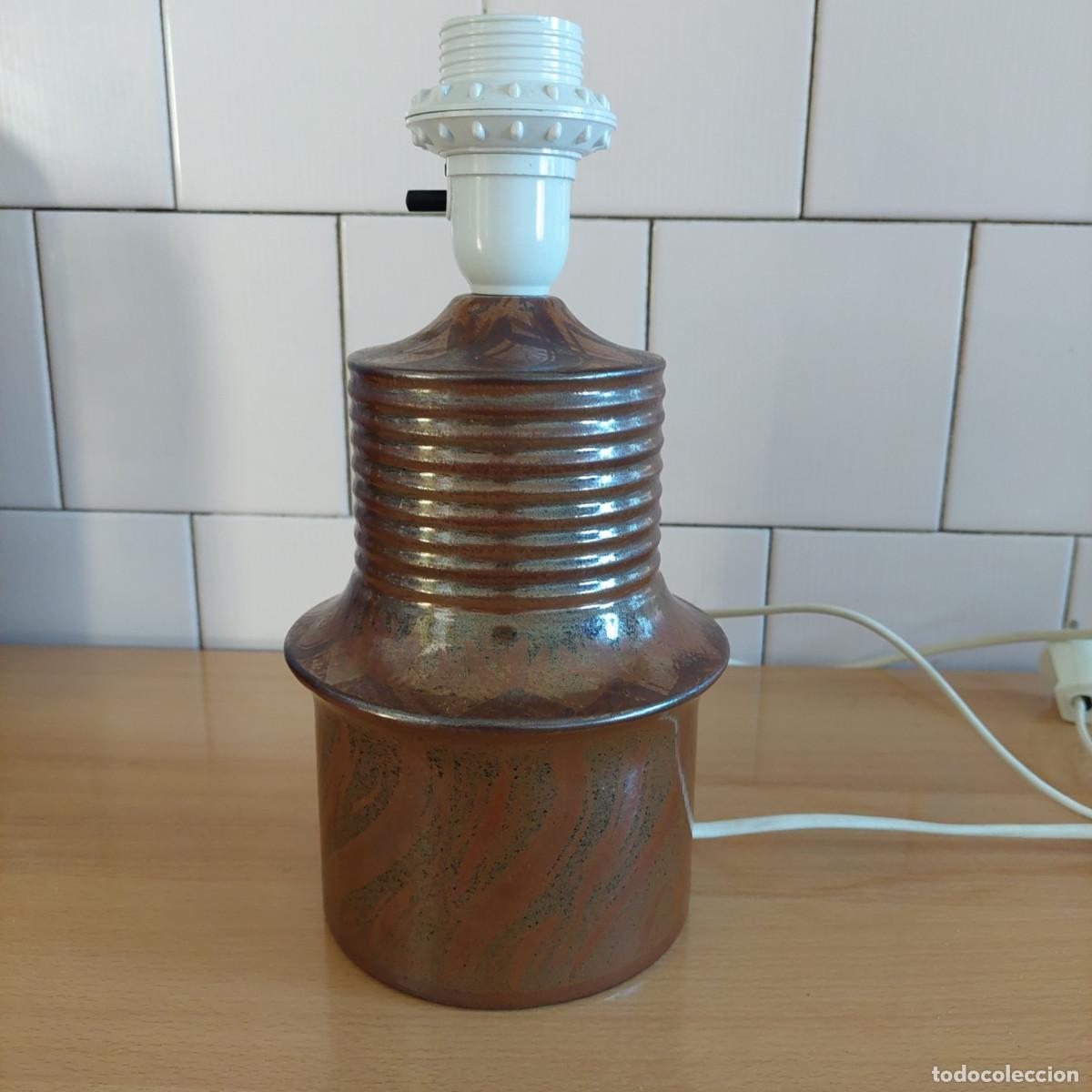 Vintage: Lampara de ceramica sueca Ego Stengods modernista