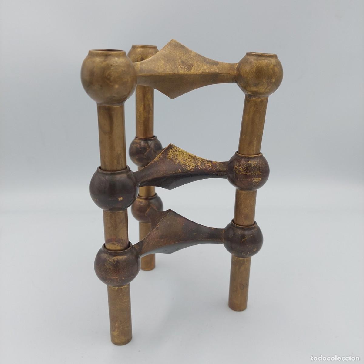 Vintage: 3 Candelabro Ceasar Stoffi & Fritz Nagel
