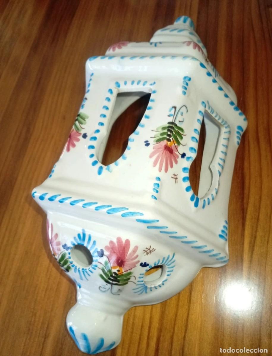 Vintage: Farol cer&aacute;mico Talavera?? Vintage - Foto 1