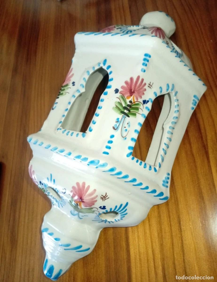 Vintage: Farol cer&aacute;mico Talavera?? Vintage - Foto 3