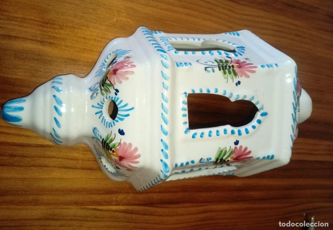 Vintage: Farol cer&aacute;mico Talavera?? Vintage - Foto 4