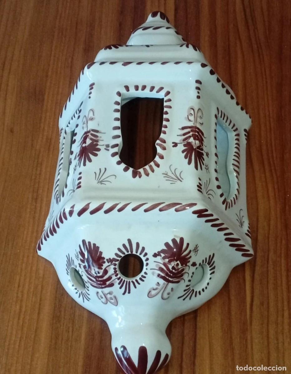 Vintage: Farol cer&aacute;mico Talavera?? Vintage