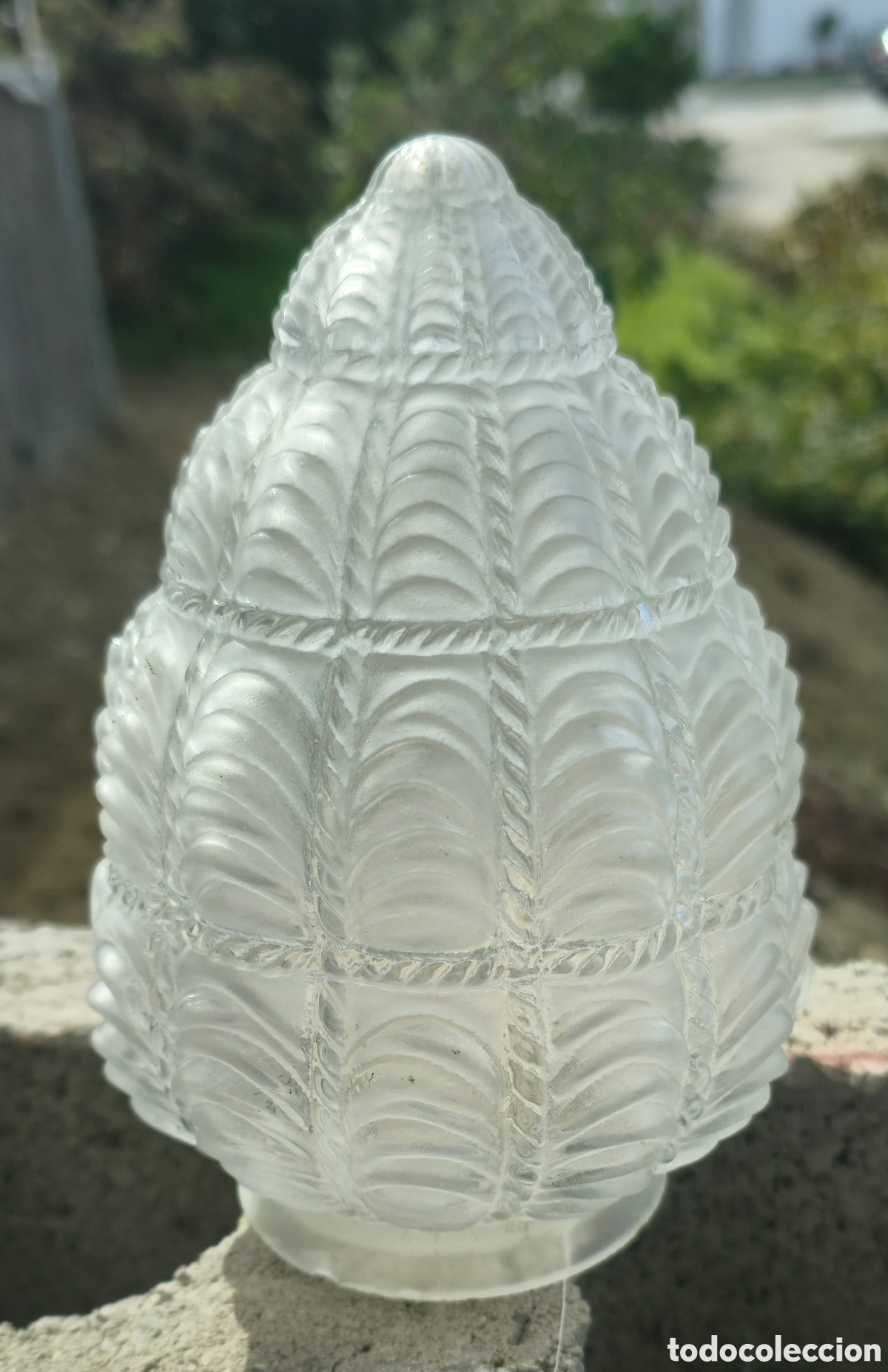 Vintage: Tulipa vintage cristal pi&ntilde;a