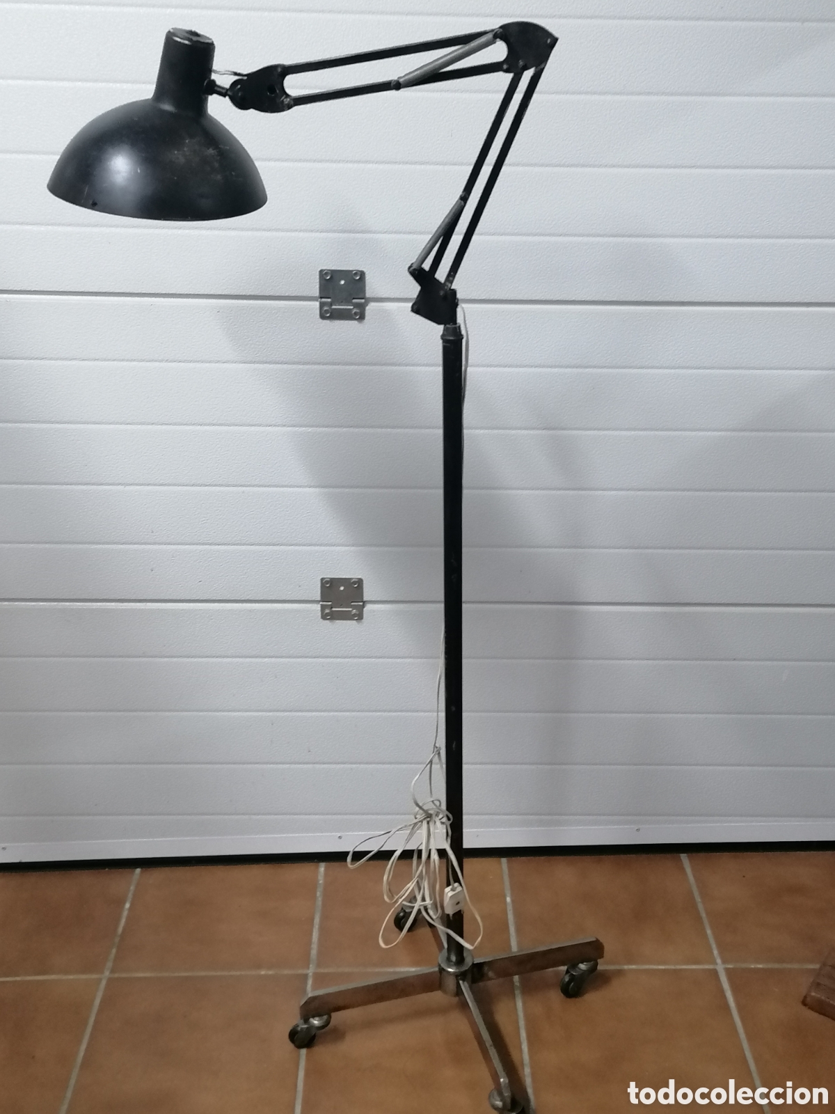 Vintage: Lampara de pie industrial vintage - Foto 7