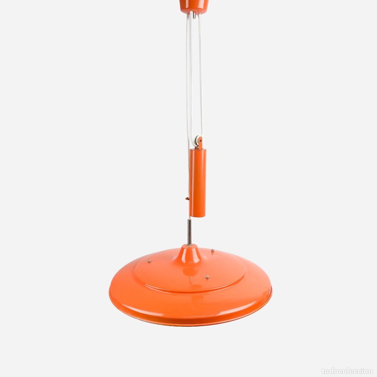 Vintage: L&aacute;mpara de techo con sistema de poleas, 1970s - Foto 2