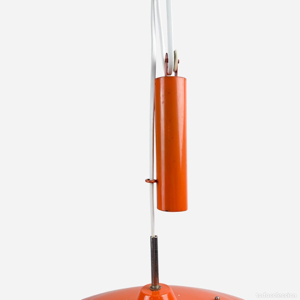 Vintage: L&aacute;mpara de techo con sistema de poleas, 1970s - Foto 3