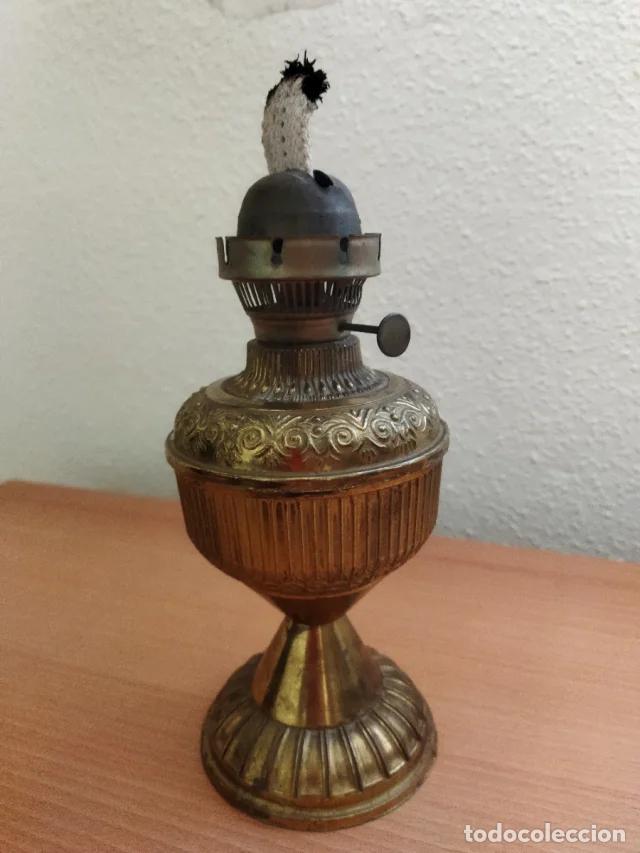 Vintage: L&aacute;mpara de aceite antigua decorativa - Foto 5
