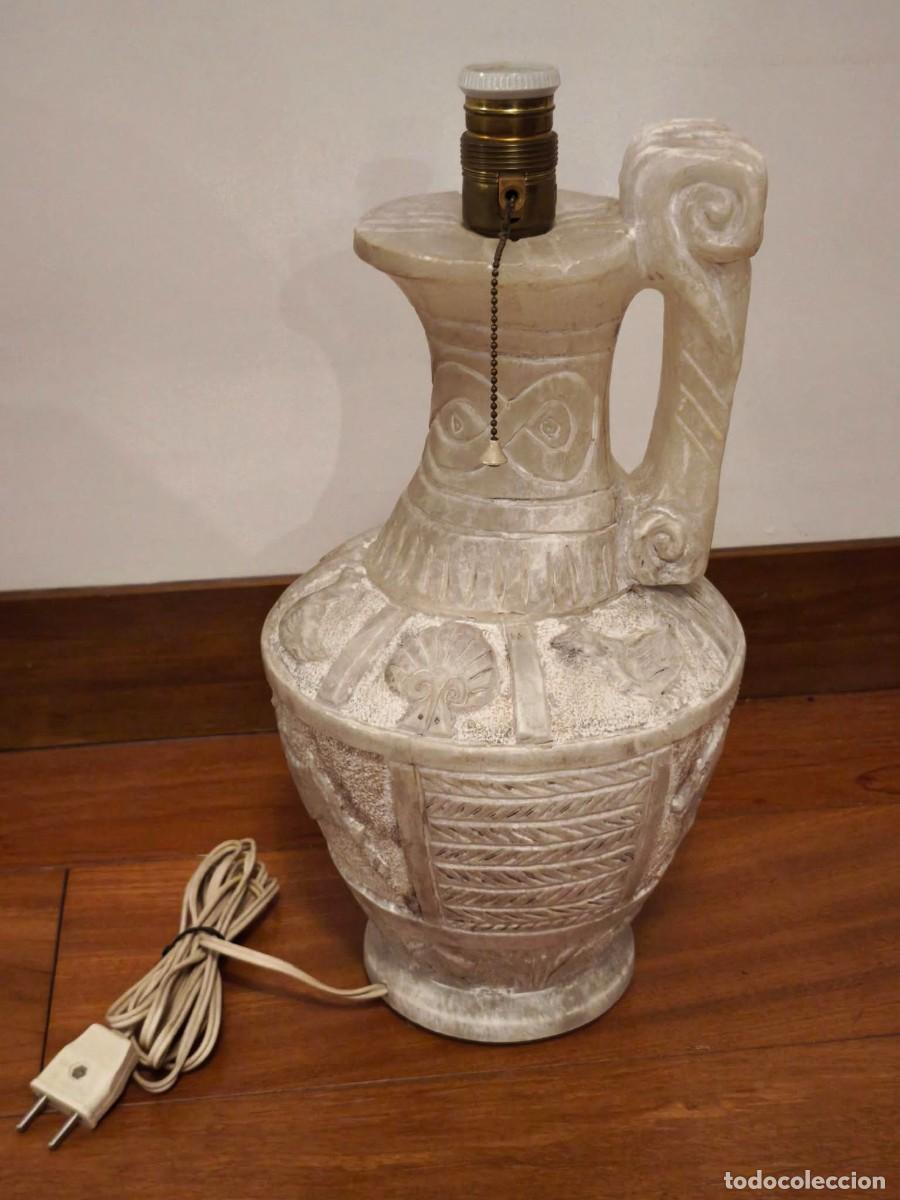 Vintage: Lampara de Alabastro