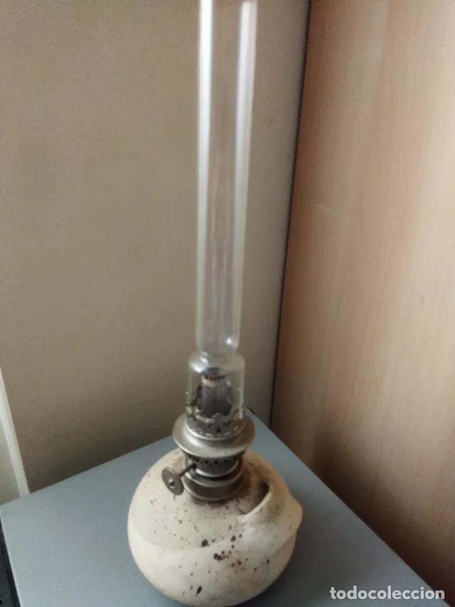 Vintage: L&aacute;mpara de aceite antigua - Foto 2