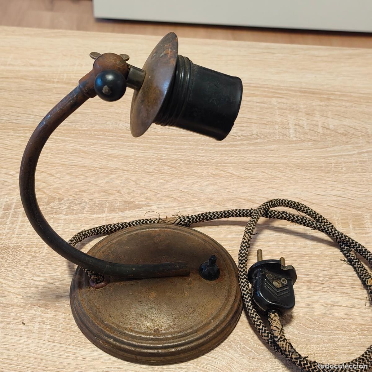 Vintage: L&aacute;mpara de Escritorio Industrial Vintage Tipo Bauhaus (A&ntilde;os 20/30)
