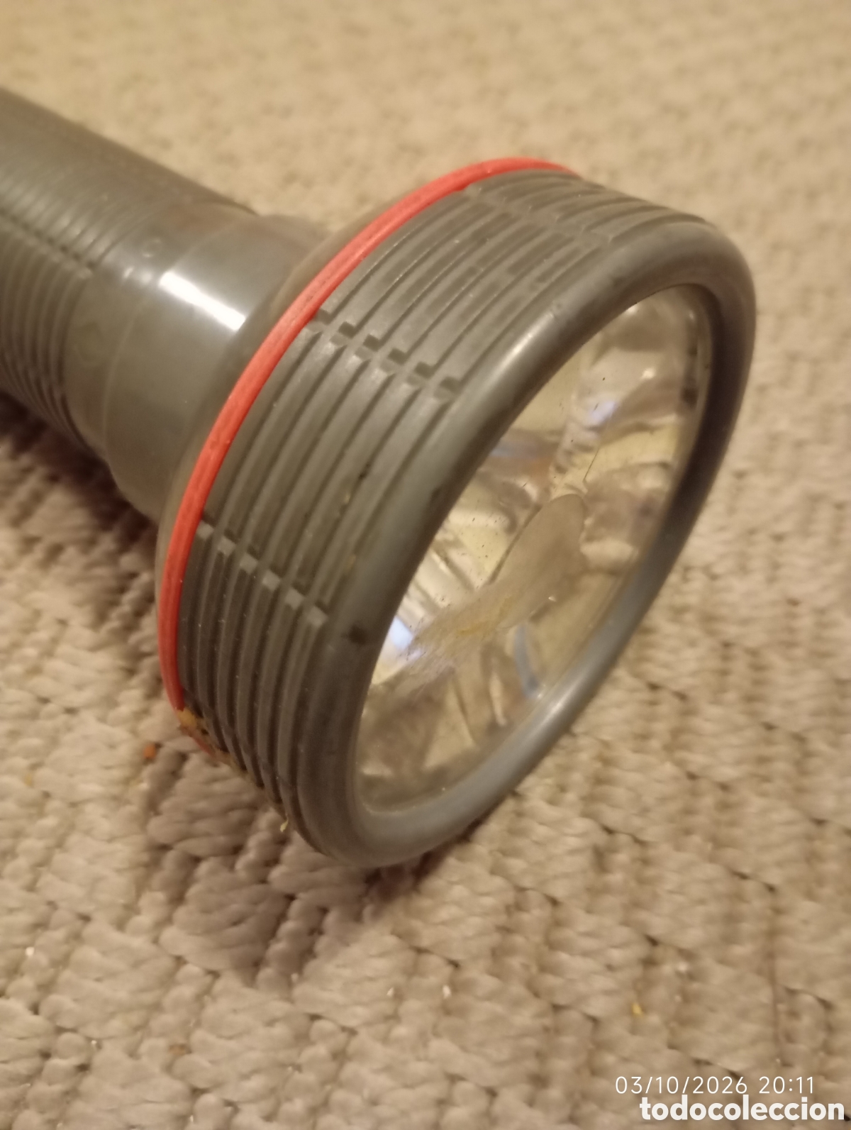 Vintage: Vintage gray Philips Soft Touch flashlight - Foto 2