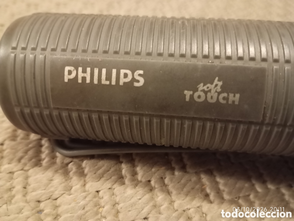 Vintage: Vintage gray Philips Soft Touch flashlight - Foto 3