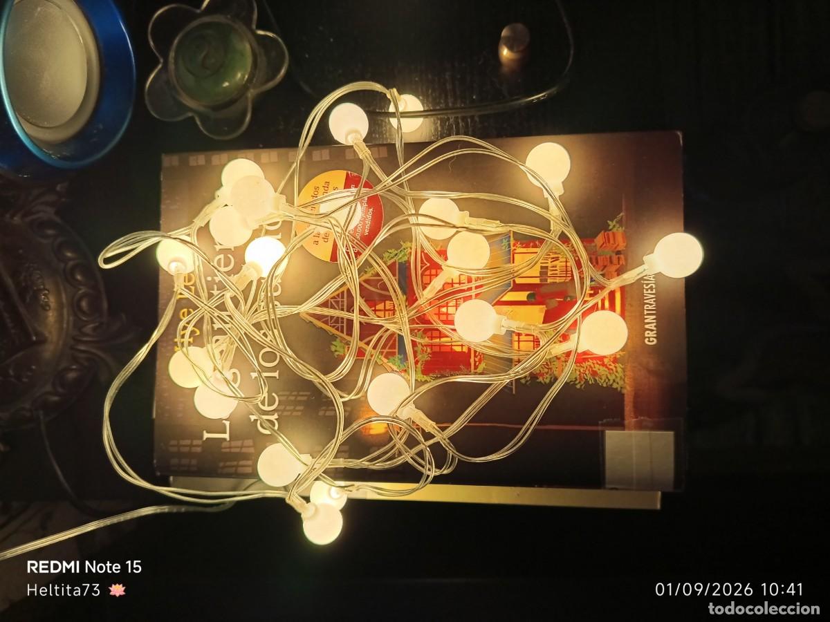 Vintage: Guirnalda luces led USB, 20 luces