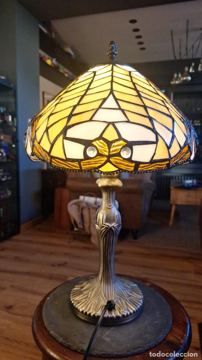 Vintage: Lampara Tiffany de Mesa / Tiffan y Luz