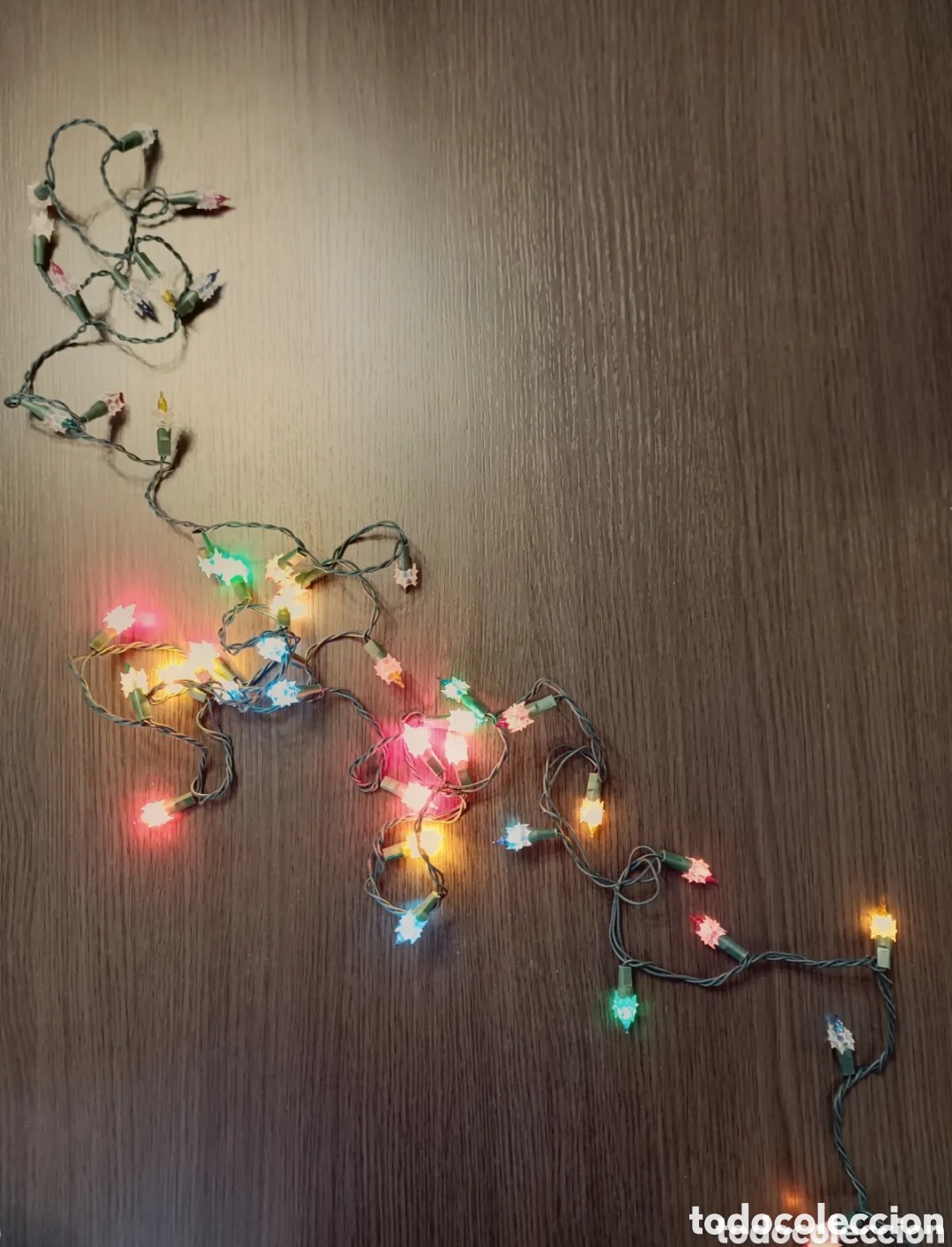Vintage: Tira 50 Antiguas Luces Navidad A&ntilde;os 80
