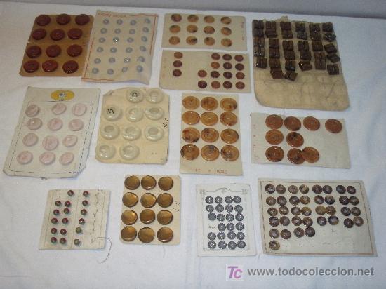 Vintage: LOTE BOTONES A&Ntilde;OS 50 - Foto 1