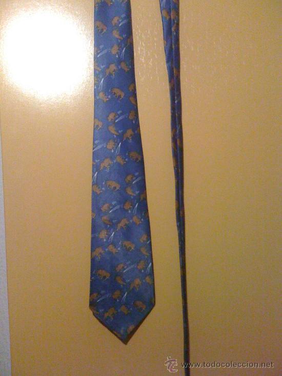 Vintage: Corbata vintage de seda. Bonito estampado. - Foto 2