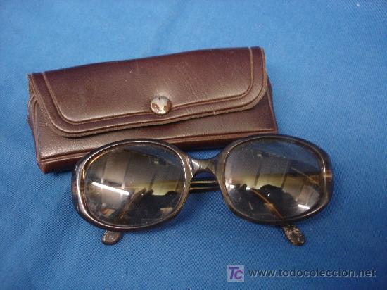 Vintage: ANT&Iacute;GUAS GAFAS DE SOL CON SU FUNDA - Foto 1