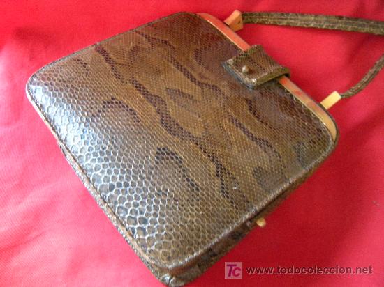 Vintage: BOLSO PIEL DE SERPIENTE - Foto 1
