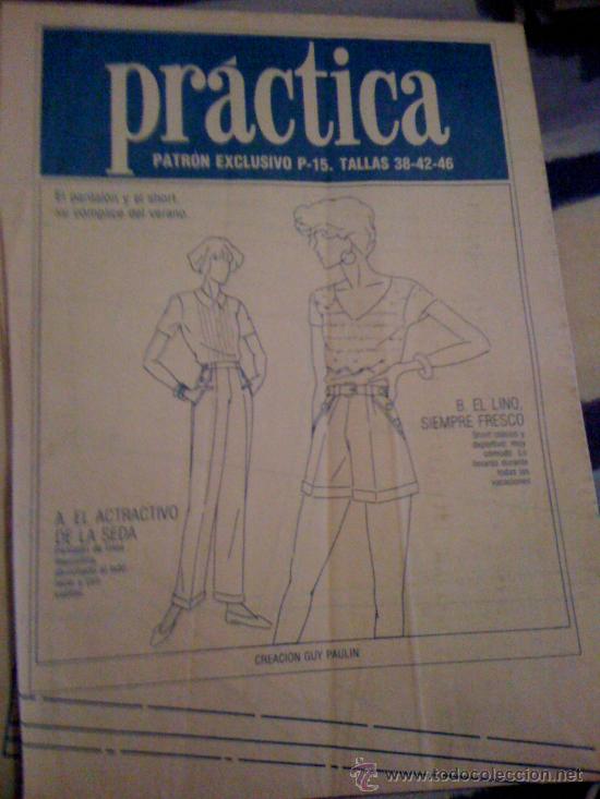 Vintage: Patr&oacute;n de moda. A&ntilde;os 80. - Foto 3