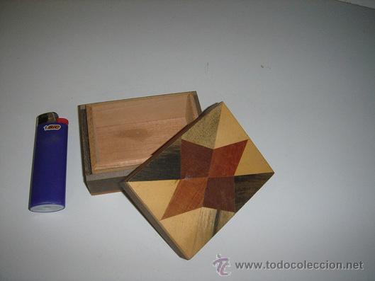 Vintage: joiero de maderas diferentes - Foto 1