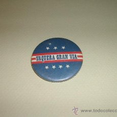 Vintage: ANTIGUA CHAPA PROMOCIONAL TIENDA VAQUERA AÑOS 70. Lote 23719312