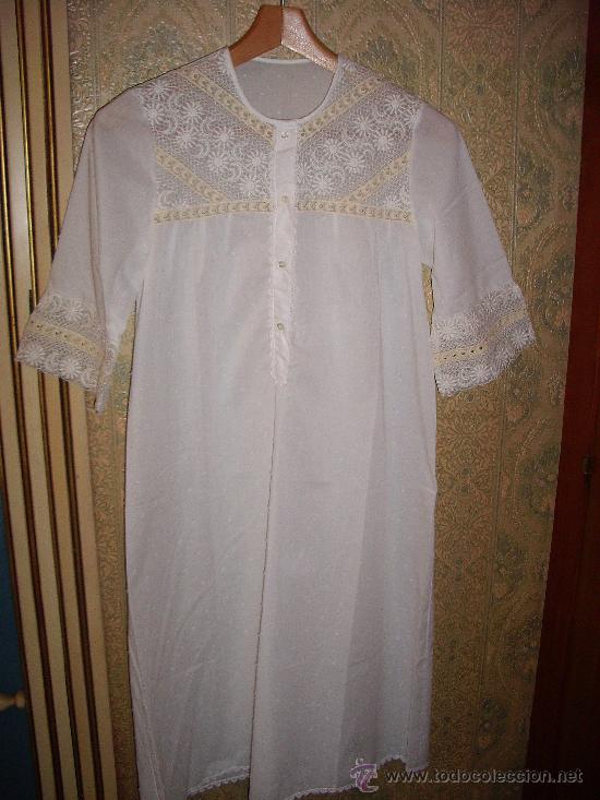 Vintage: Camis&oacute;n blanco a&ntilde;os 60 - Foto 2