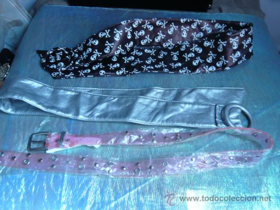 Vintage: LOTE DE 3 CINTURONES NUEVOS - Foto 1