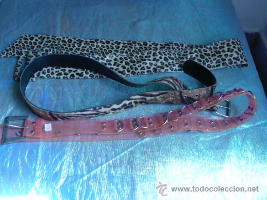Vintage: LOTE DE 3 CINTURONES NUEVOS - Foto 2