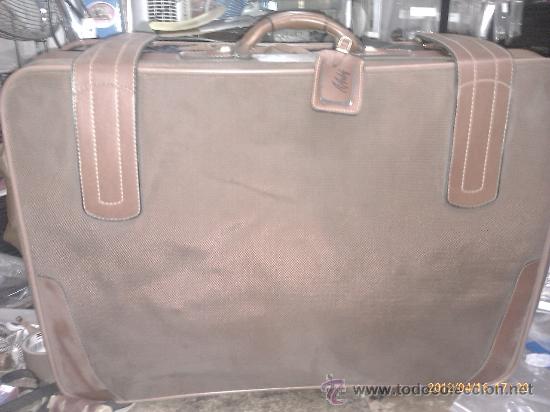 Vintage: MALETA DE NAYLON Y POLIPIEL - Foto 3