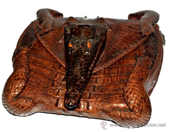 bolso en piel de cocodrilo. vintage - ancient - Buy Vintage Accessories at  todocoleccion - 34212381