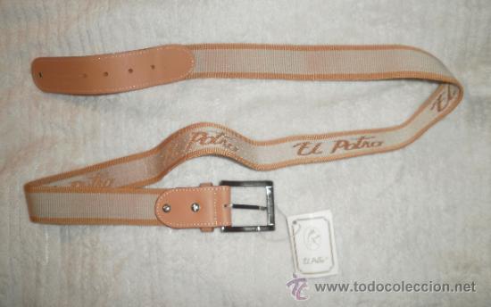 Vintage: Cintur&oacute;n textil y piel El Potro (Ubrique) - Foto 1