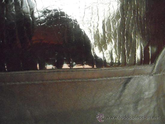 Vintage: bolso de piel negro - Foto 5