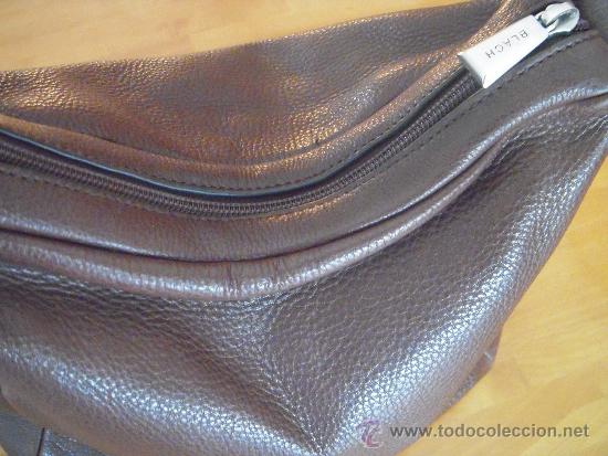 Vintage: Bolso de piel marr&oacute;n - Foto 2
