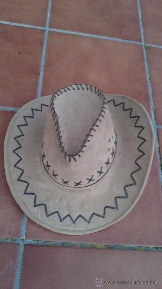 Vintage: SOMBRERO DE ANTE TIPO VAQUERO - Foto 1