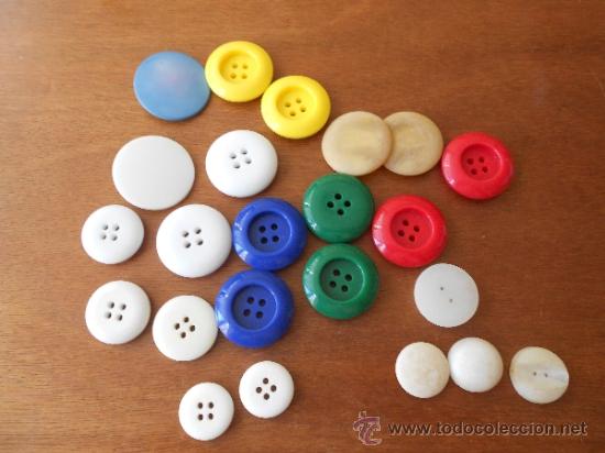 Vintage: LOTE DE BOTONES ANTIGUOS VARIADOS - Foto 1