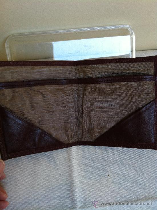 Vintage: Cartera de piel y seda - Foto 1