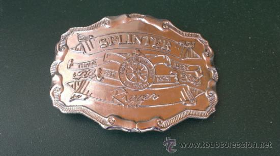 Vintage: PRECIOSA HEBILLA TEMA RIGGER SPLINTER - Foto 1